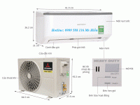 Cung cấp lắp đặt máy lạnh treo tường Mitsubishi Heavy Gas R410a | Khảo sát & báo giá tốt nhất