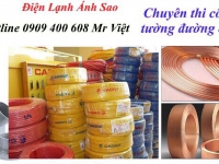 Thi công, lắp đặt ống đồng máy lạnh, đi âm tường cho tòa nhà, khách sạn, văn phòng, tiệc cưới