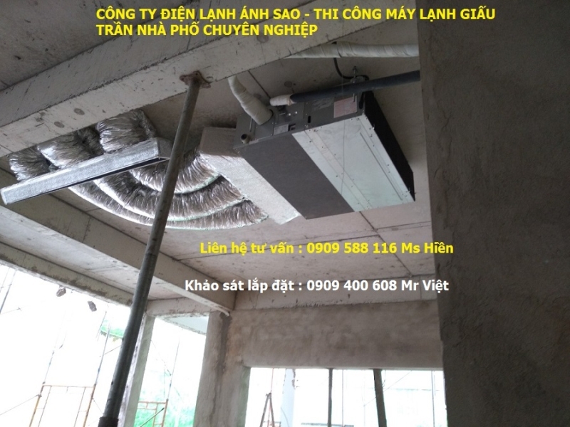 Thi Công Máy Lạnh Giấu Trần Trọn Gói Chuyên Nghiệp Giá Rẻ