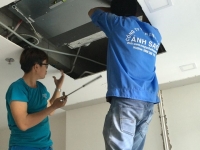 Máy lạnh giấu trần Daikin nối ống gió - Đội chuyên thi công lắp đặt chuyên nghiệp uy tín tại HCM
