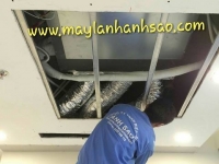 Tư vấn thiết kế lắp đặt máy lạnh giấu trần Daikin nối ống gió - Thi cong may lanh giau tran