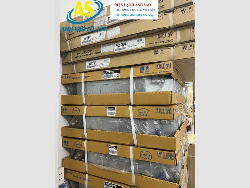 Cung cấp và thi công trọn gói máy lạnh âm trần casette Daikin