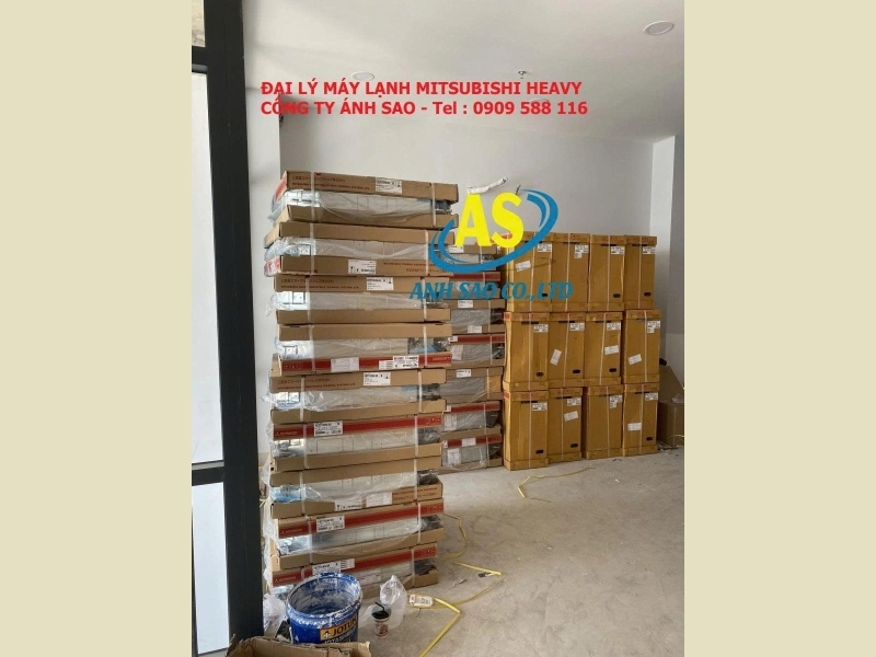 Nhà thầu cung cấp và thi công máy lạnh âm trần Mitsu Heavy giá rẻ